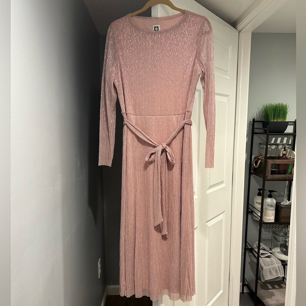 Anne Klein Shimmery Pink Dress